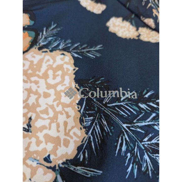 Columbia Women's XXL Sleeveless Floral Bird Print Bogata Bay Dress Omni-Shield - Picture 10 of 16